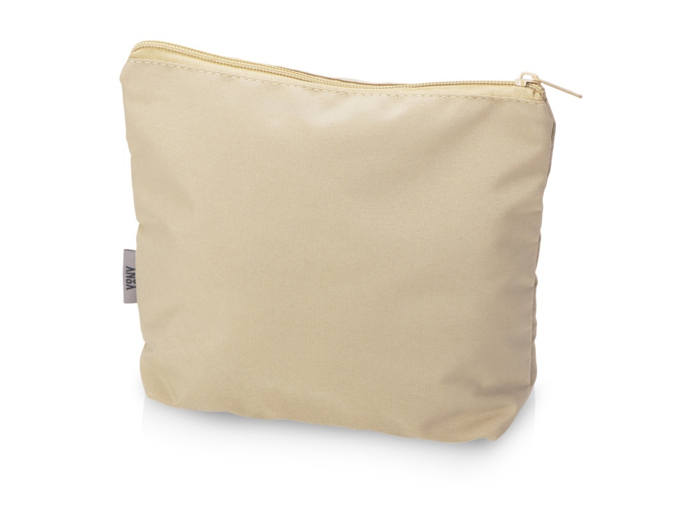 Органайзер для электроники и проводов Amalia из полиэстера 300D с подкладкой, бежевый