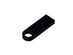 USB 2.0-флешка на 512 Мбайт с мини чипом и круглым отверстием, черный USB 2.0-флешка на 512 Мбайт с мини чипом и круглым отверстием, черный