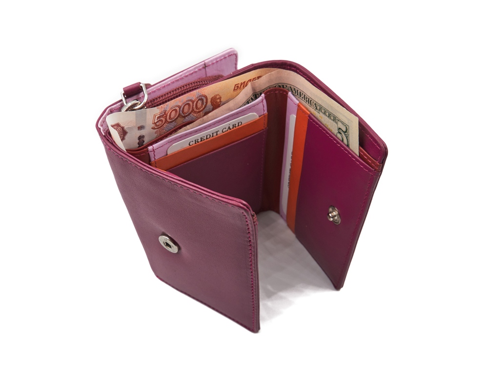 Кошелек женский Beverly Hills Polo Club, фуксия