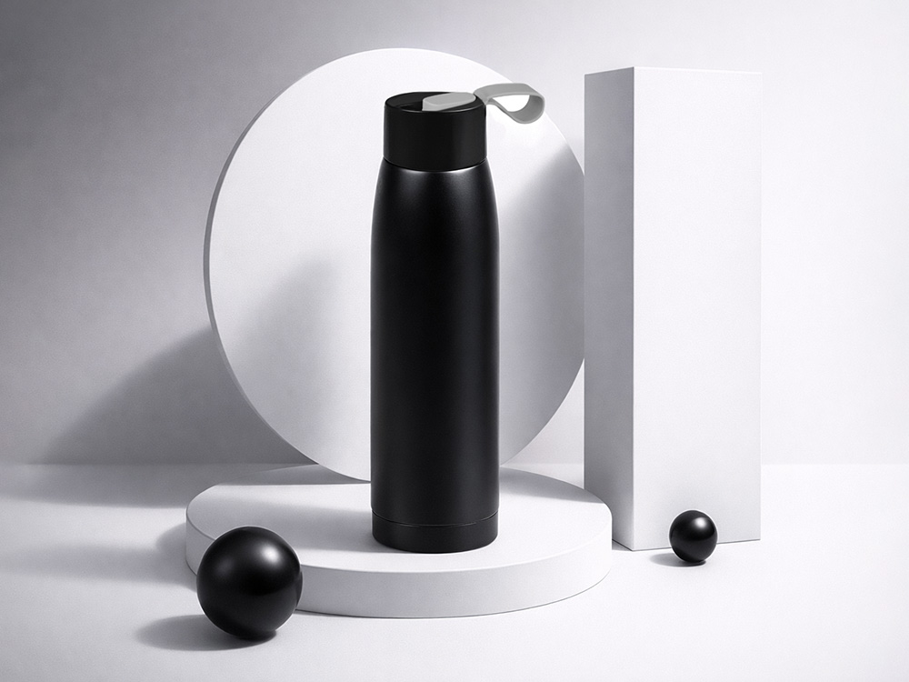 Термобутылка Grace 320мл, черный