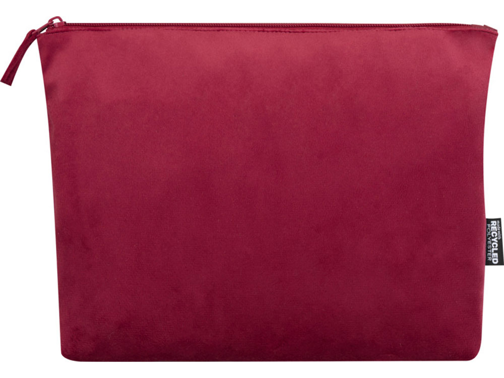 Swift набор косметичек из переработанного бархата GRS, бургунди