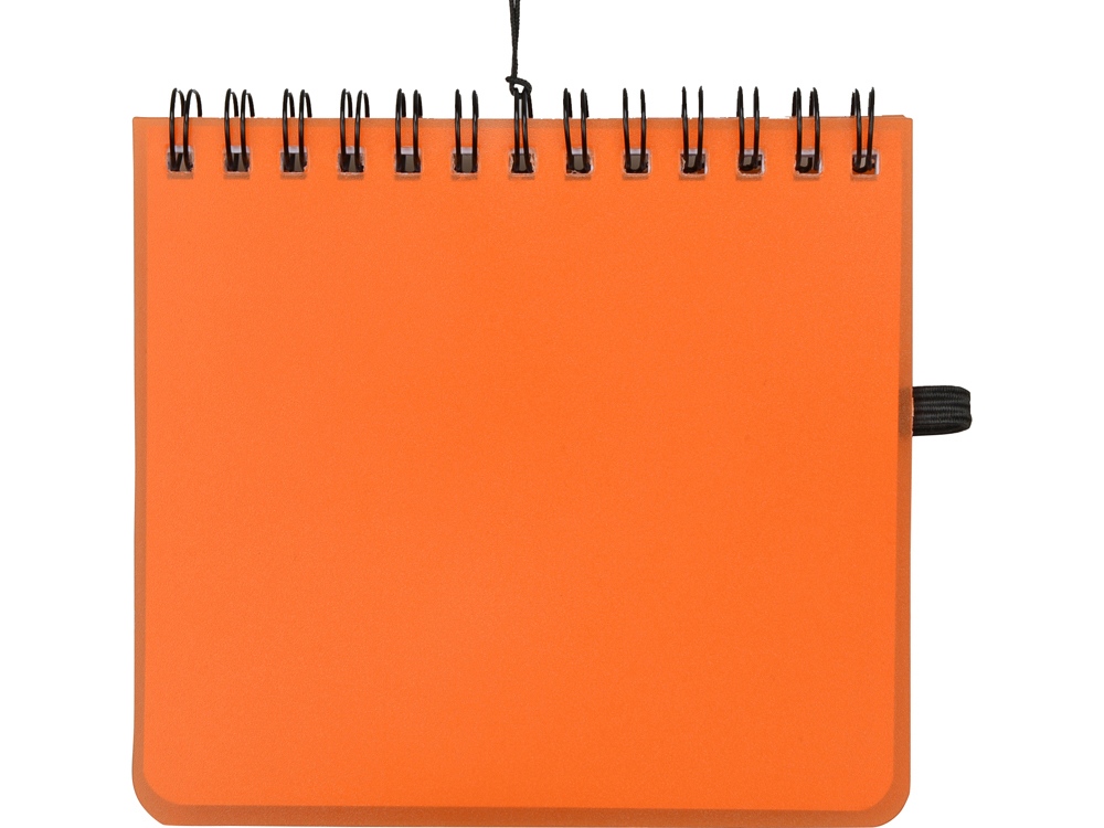 Блокнот А6 Журналист с ручкой, оранжевый