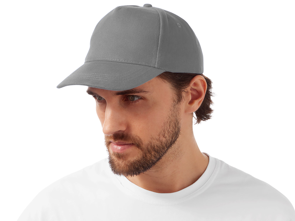 Бейсболка Florida 350 5-панельная, средне-серый