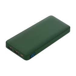 Внешний аккумулятор с подсветкой Ancor PD Plus 10000 mAh, зеленый