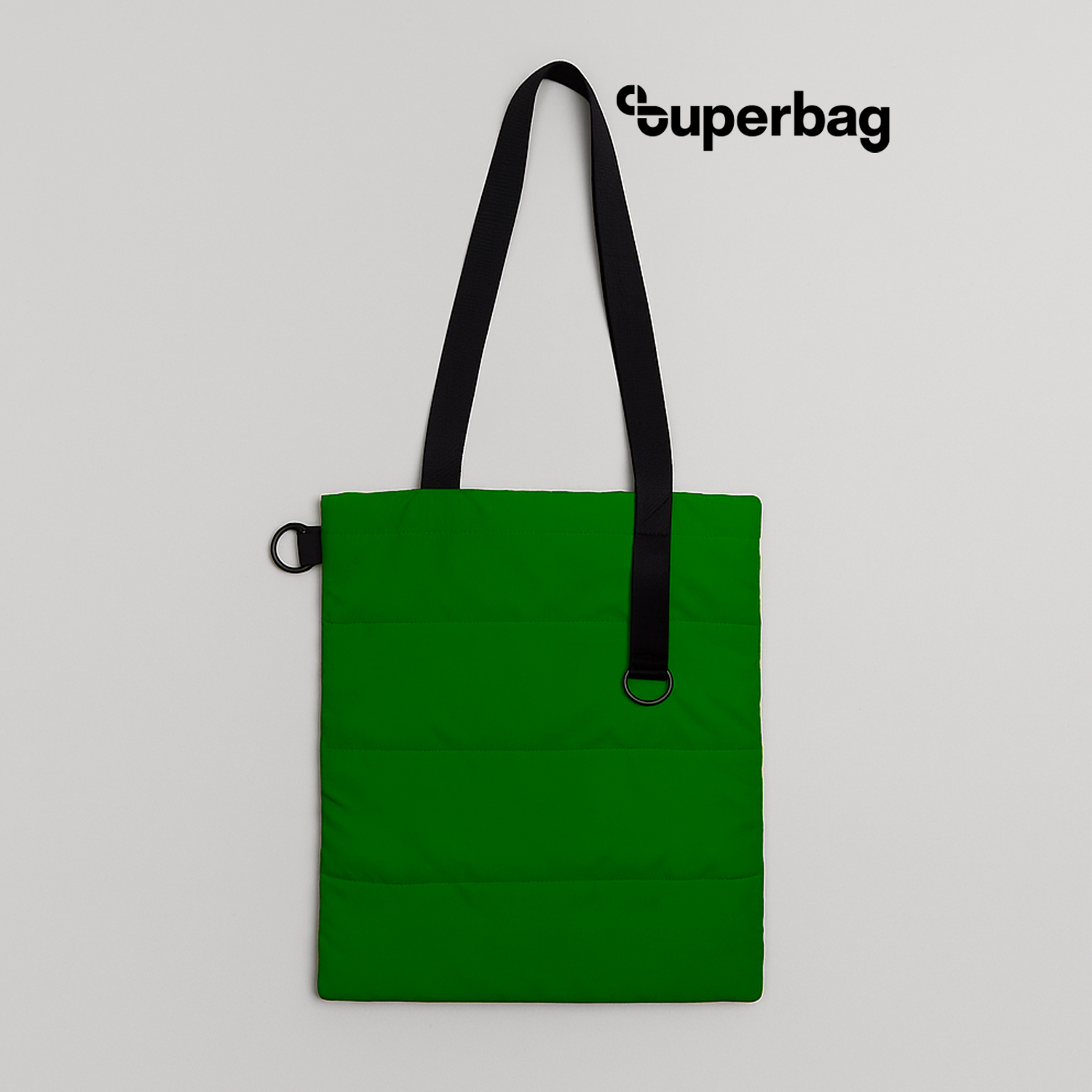 Шоппер Superbag Bubble New (зеленый с черным)