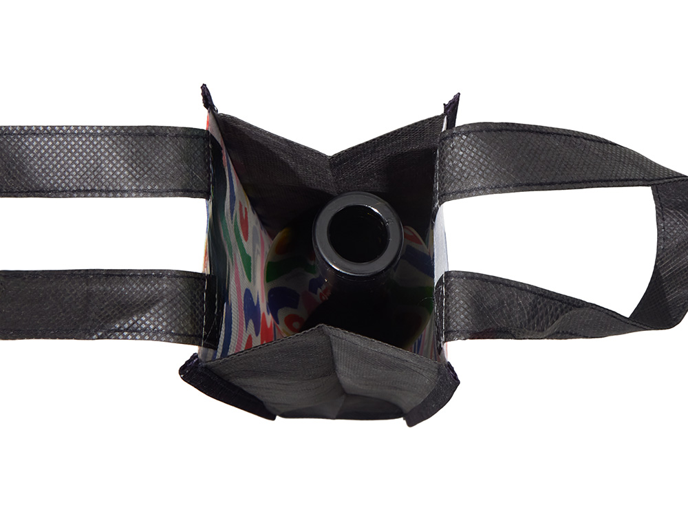 Чехол для бутылки из нетканого материала PET с возможностью полноцветной печати