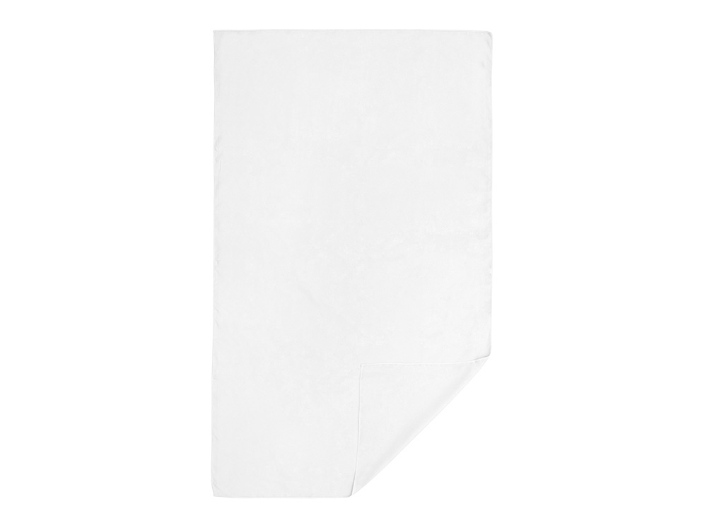 Легкое полотенце Gulpi из микрофибры RPET с ремешком для складывания, 70*120 см, белый Легкое полотенце Gulpi из микрофибры RPET с ремешком для складывания, 70*120 см, белый