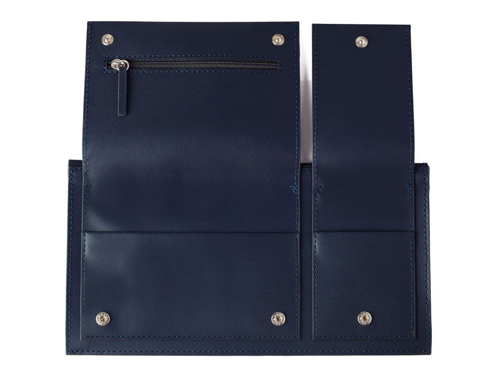 Тревел портмоне Flat, синий