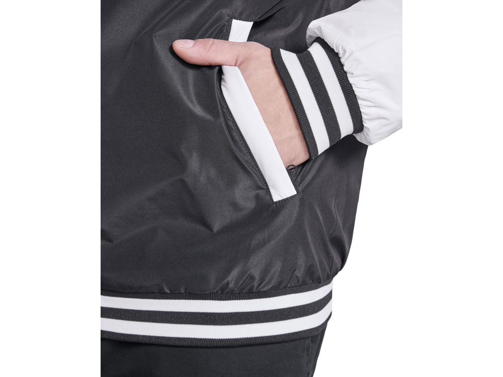 Бомбер утепленный California унисекс, черный/белый