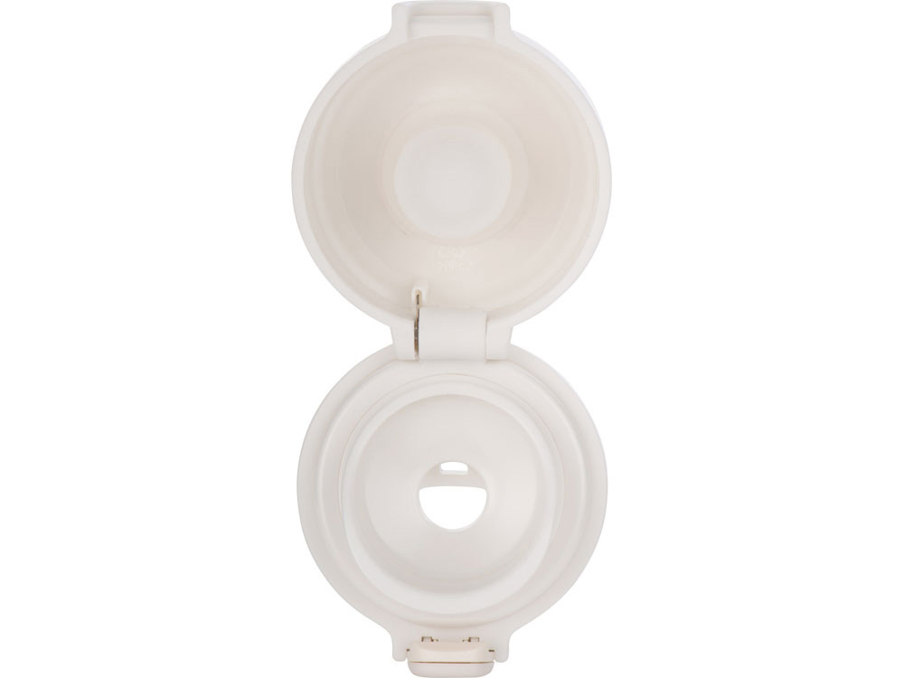 Вакуумная термокружка Waterline c кнопкой Guard, 400 мл, тубус, белый (Р)