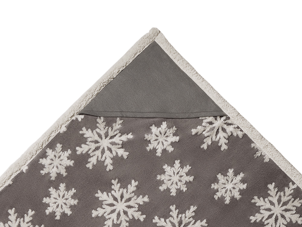 Плед Snowflake новогодний