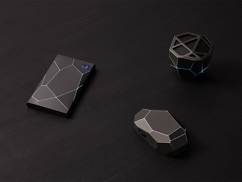 Портативное зарядное устройство XOOPAR GEO, мокрый асфальт Портативное зарядное устройство XOOPAR GEO, мокрый асфальт