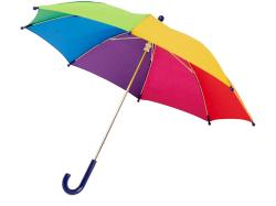 Детский 17-дюймовый ветрозащитный зонт Nina,  радужный