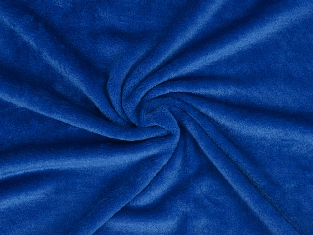 Плед флисовый Natty из переработанного пластика, синий