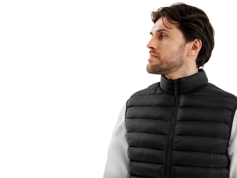 Стеганый жилет Uniqloud, черный Стеганый жилет Uniqloud, черный