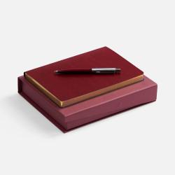 Набор Nebraska Flex, бордовый с серебристым