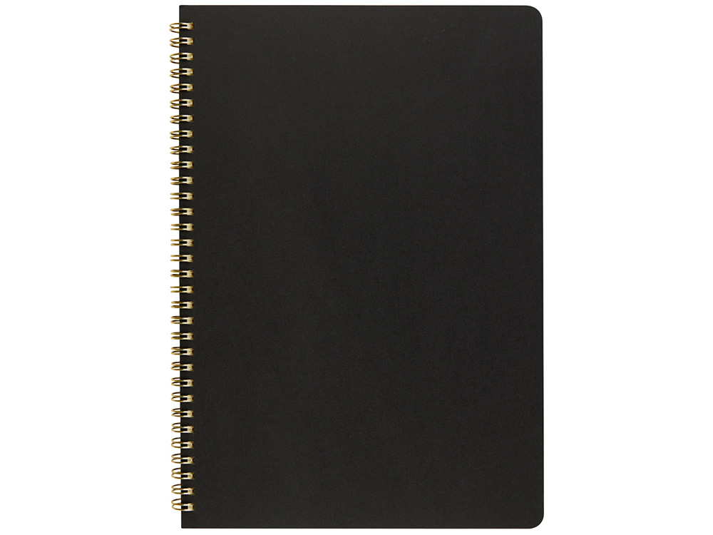 Бизнес тетрадь на гребне А4 Pragmatic, 100 листов в клетку, черный