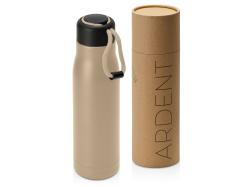 Вакуумный термос Ardent Waterline, 500 мл, тубус, бежевый Вакуумный термос Ardent Waterline, 500 мл, тубус, бежевый