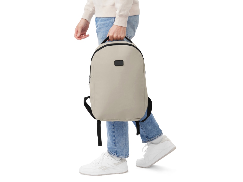 Рюкзак Sofit для ноутбука из экокожи, оливковый