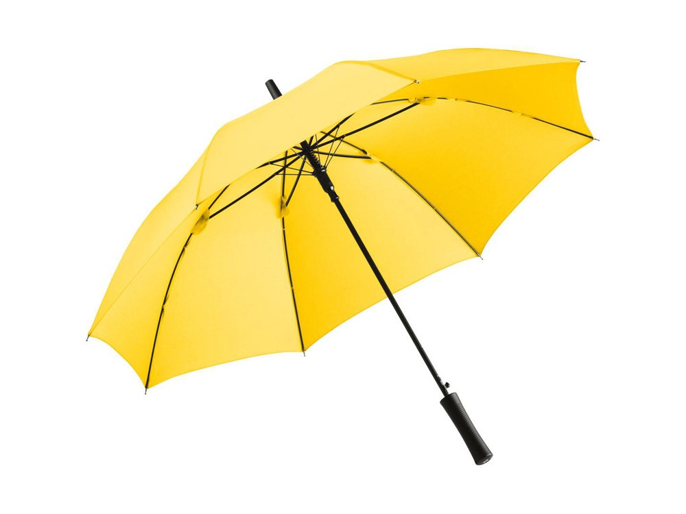 Зонт-трость Resist с повышенной стойкостью к порывам ветра, желтый
