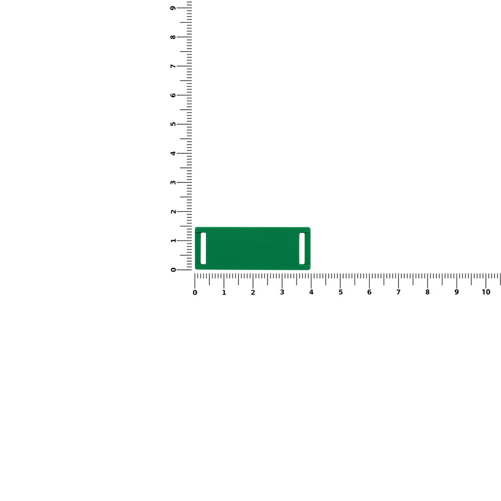 Лейбл из ПВХ Kova, зеленый