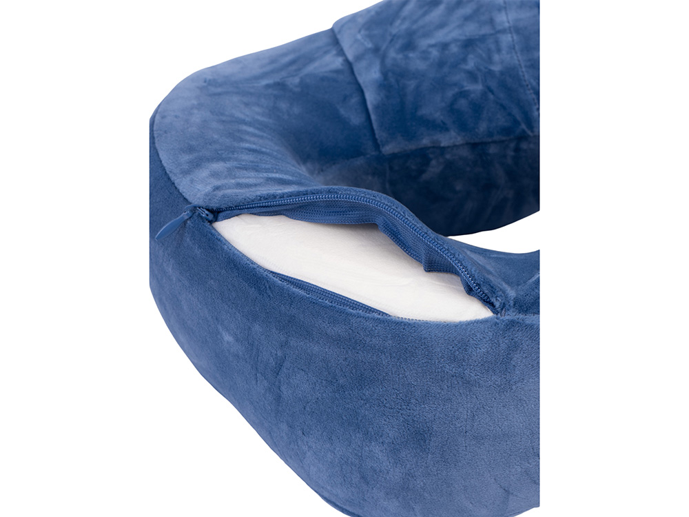 Подушка для путешествий с эффектом памяти Мемо Bluewinder Denim