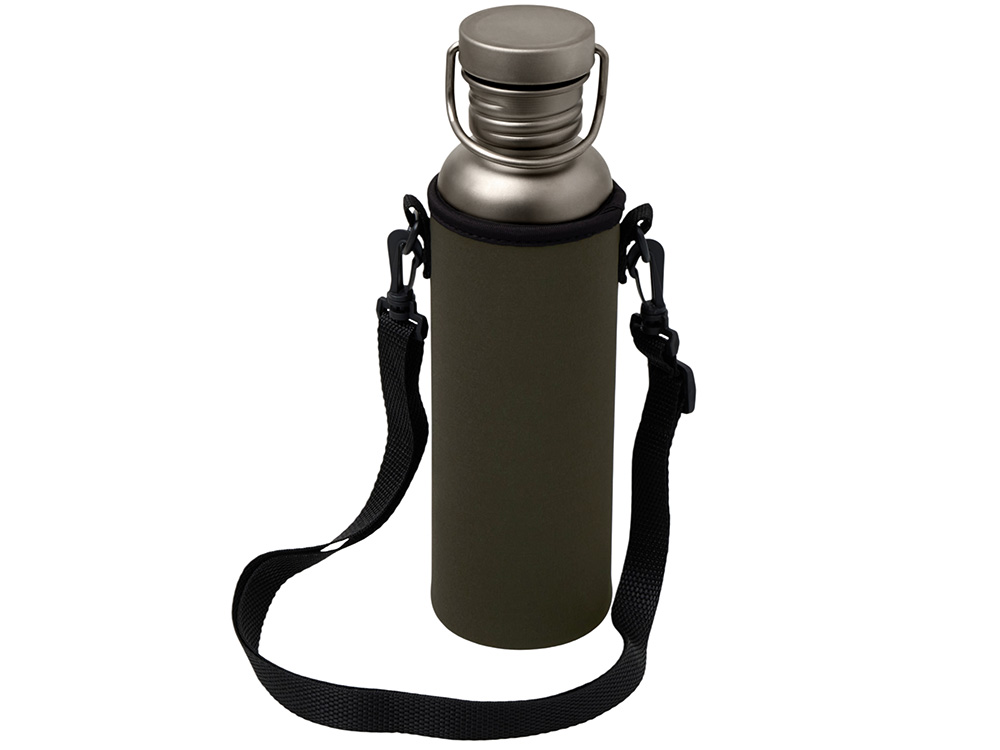 Бутылка для воды из титана Titan, 750ml, темно-серый