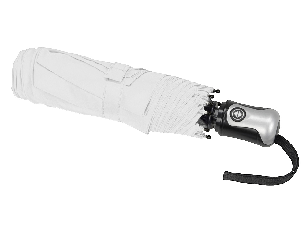 Зонт Alex трехсекционный автоматический 21,5, белый