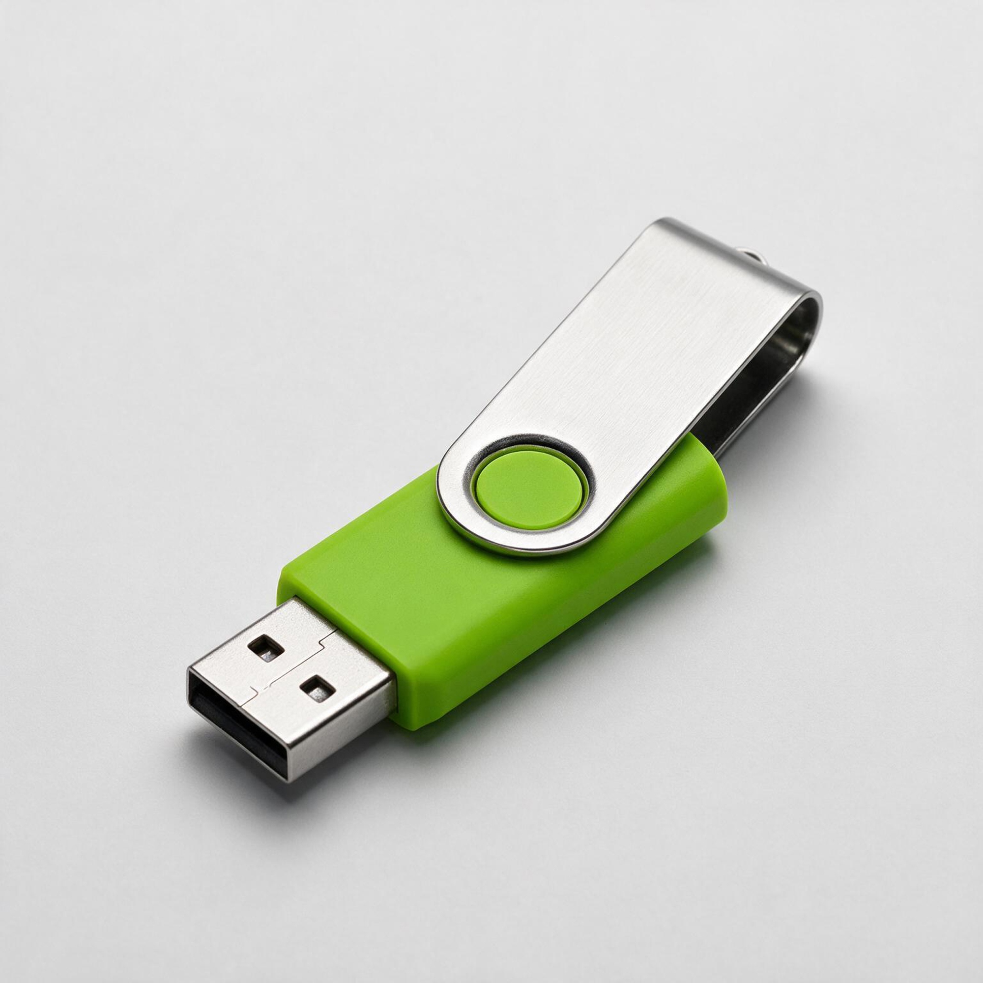 Флеш-карта USB 2.0 16 ГБ Флэш С1, зеленое яблоко