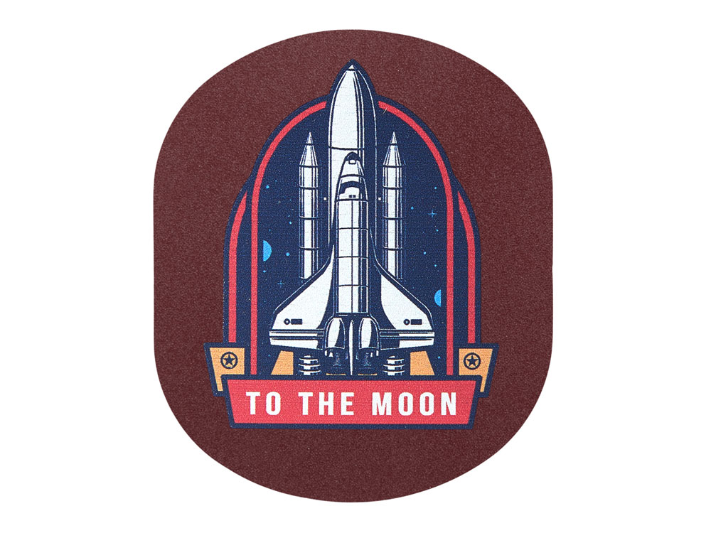 ПАТЧ ОВАЛ nubuk (коричневый ) 6,0 х 5,0 см