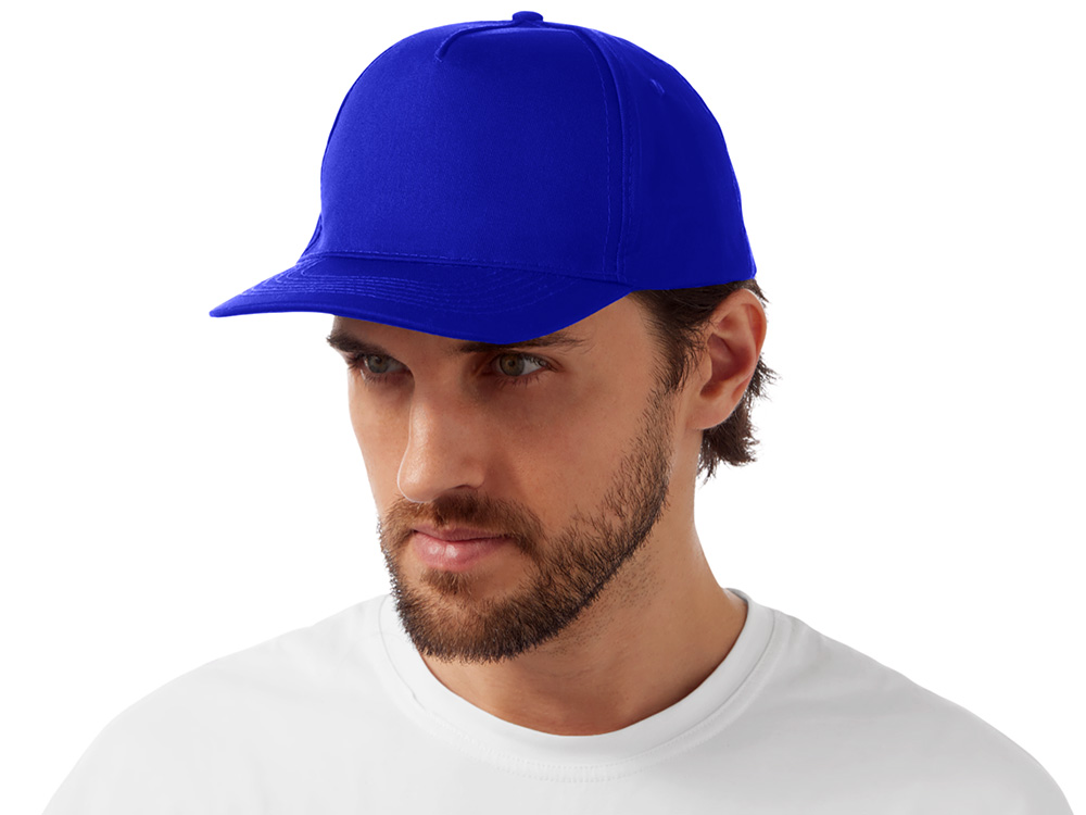 Бейсболка Mix 5-ти панельная 180 гр, кл. синий