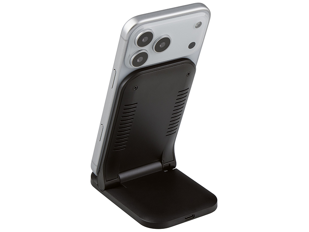 Беспроводное зарядное устройство Foldy, 15 Вт, черный