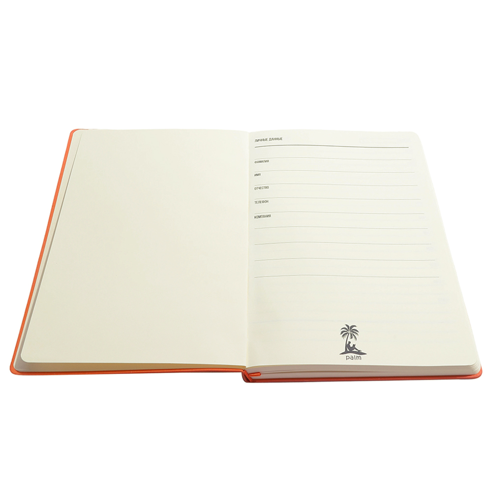 Ежедневник A5 недатированный Franco в мягком переплёте, оранжевый