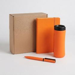 Набор подарочный OFFICEKIT: термос, ежедневник, ручка,  стружка, коробка
