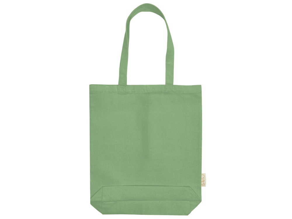 Сумка Fixy из переработанного хлопка с фиксирующей эластичной лентой, зеленое яблоко Сумка Fixy из переработанного хлопка с фиксирующей эластичной лентой, зеленое яблоко