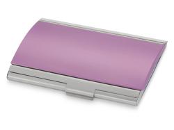 Визитница Смит, фиолетовый/серебристый Визитница Смит, фиолетовый/серебристый