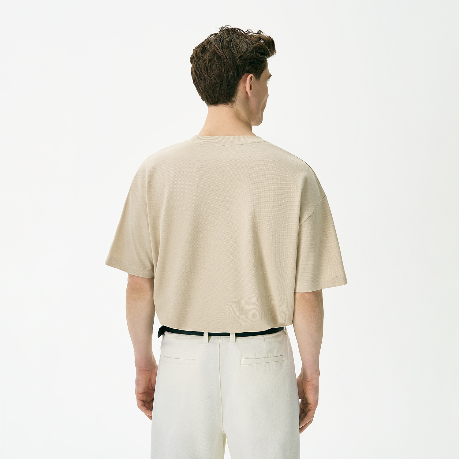 Футболка унисекс премиум Аура (Aura), 200гр. бежевый, размер 3XL/4XL