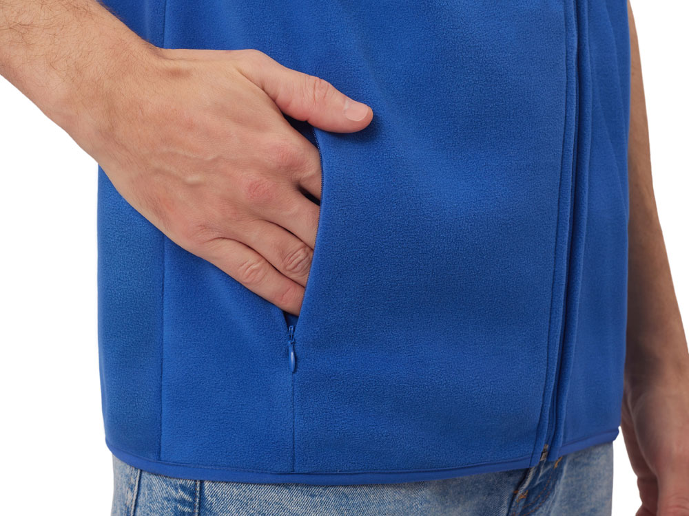 Жилет флисовый Trondheim унисекс, синий классический