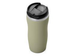 Термокружка Mony Steel 350 мл, soft touch, оливковый