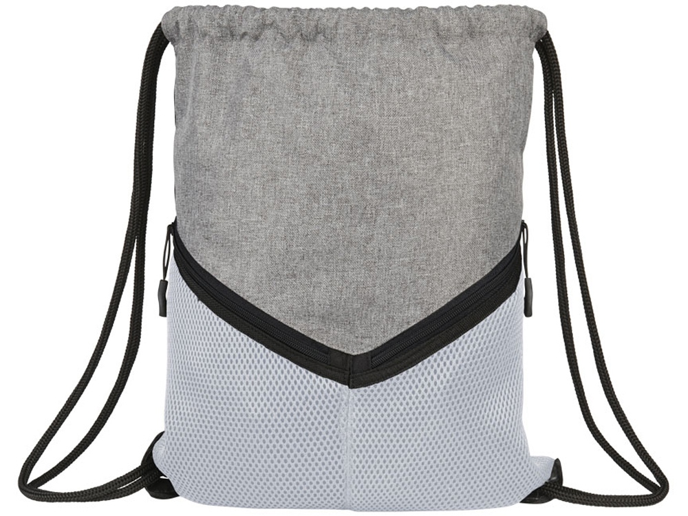 Спортивный рюкзак-мешок, серый/белый
