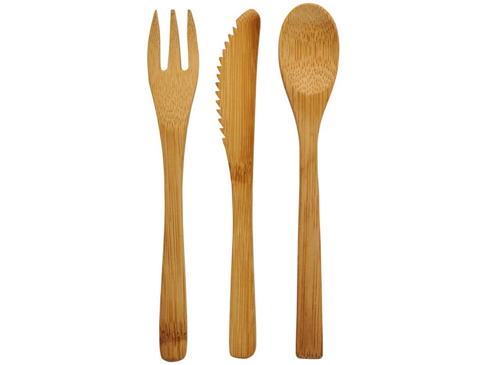 Набор столовых приборов Celuk из бамбука, натуральный