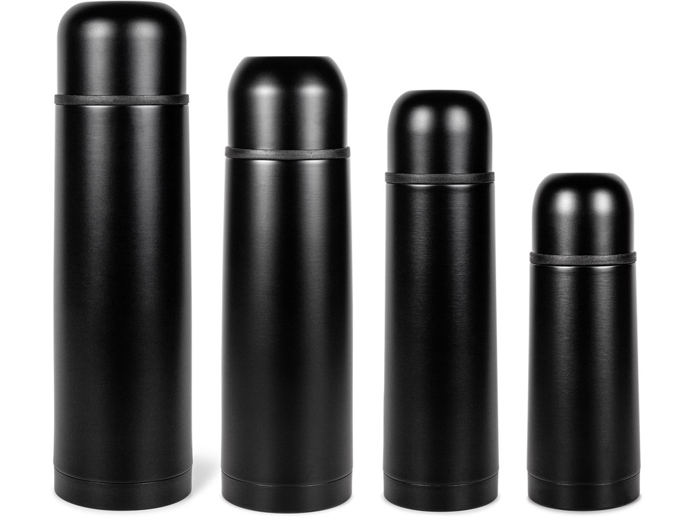 Термос Relaxika 101 (0,35 литра), черный (без лого)