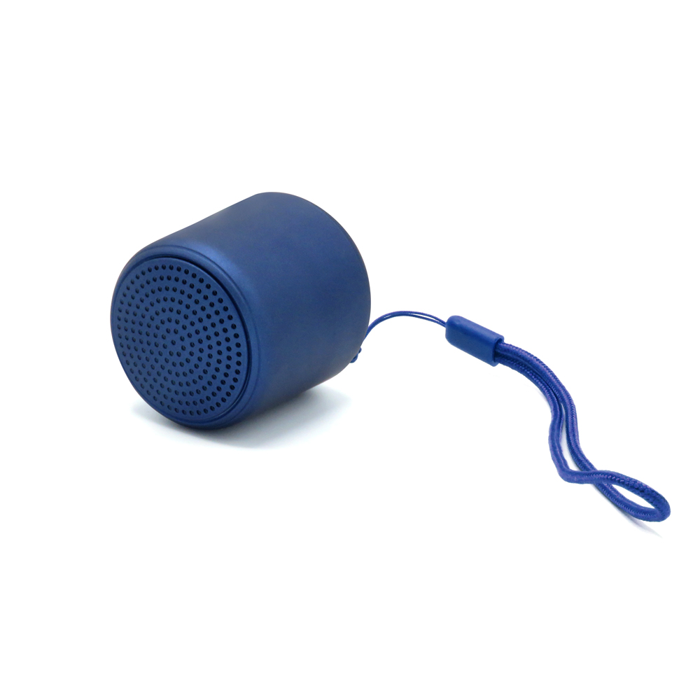 Беспроводная Bluetooth колонка Music TWS софт-тач, темно-синяя