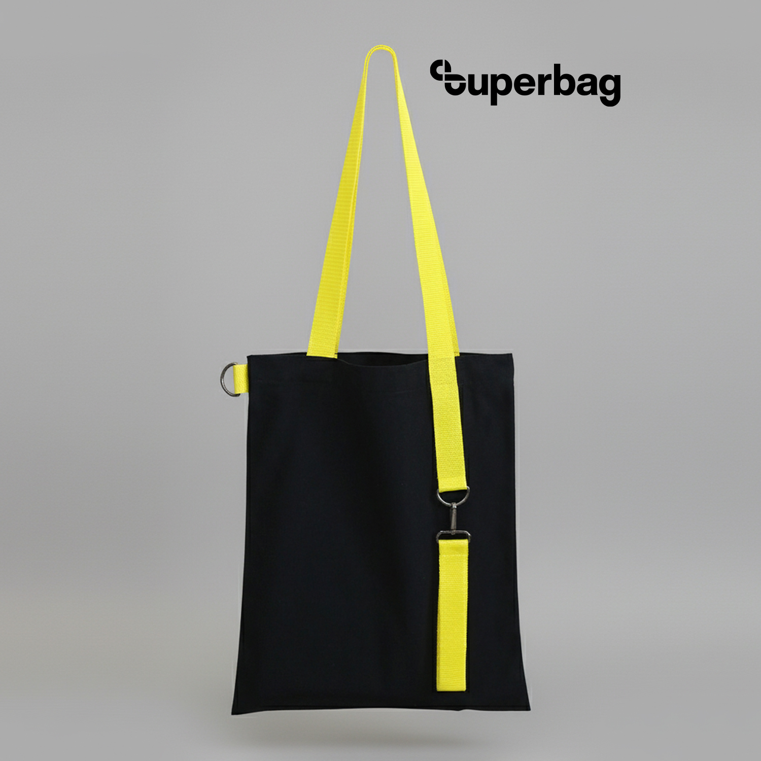 Шоппер Superbag black с ремувкой 4sb (чёрный с жёлтым) Шоппер Superbag black с ремувкой 4sb (чёрный с жёлтым)