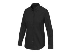 Sphene женская рубашка оксфорд - сплошной черный Sphene женская рубашка оксфорд - сплошной черный