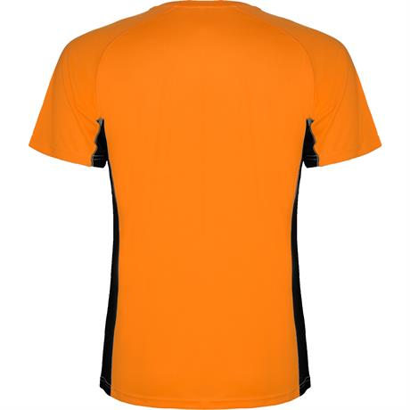 Спортивная футболка SHANGHAI мужская, ФЛУОРЕСЦЕНТНЫЙ ОРАНЖЕВЫЙ/ЧЕРНЫЙ S