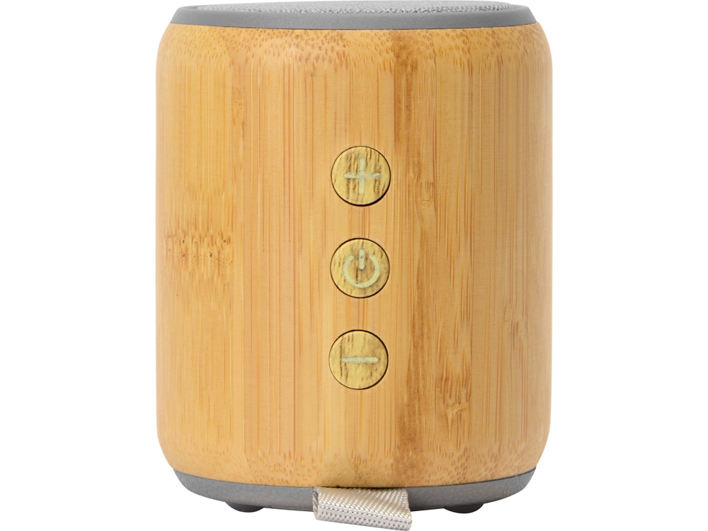 Портативная колонка из бамбука Bongo, натуральный (Р)