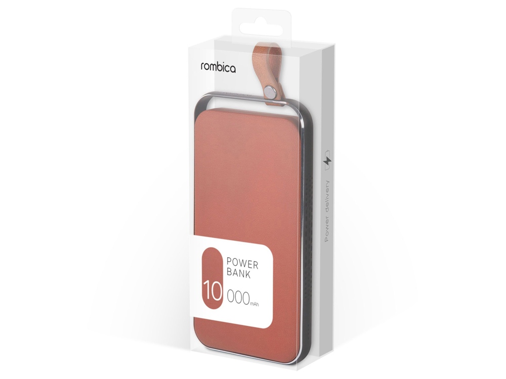 Внешний аккумулятор Rombica NEO Electron Brown, 10000 мАч, коричневый (Р)