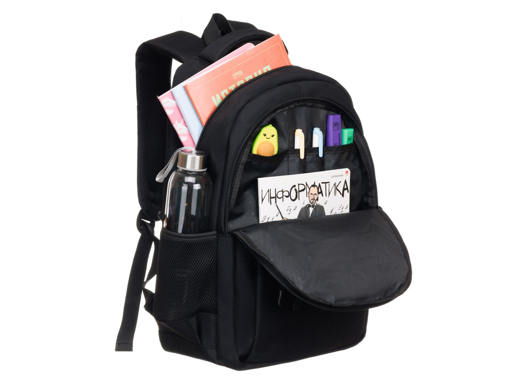 Рюкзак TORBER CLASS X, черный, полиэстер 900D, 45 x 30 x 18 см + Мешок для сменной обуви в подарок! Рюкзак TORBER CLASS X, черный, полиэстер 900D, 45 x 30 x 18 см + Мешок для сменной обуви в подарок!