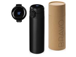 Вакуумная термокружка Waterline с медной изоляцией Bravo, 400 мл, тубус, черный Вакуумная термокружка Waterline с медной изоляцией Bravo, 400 мл, тубус, черный